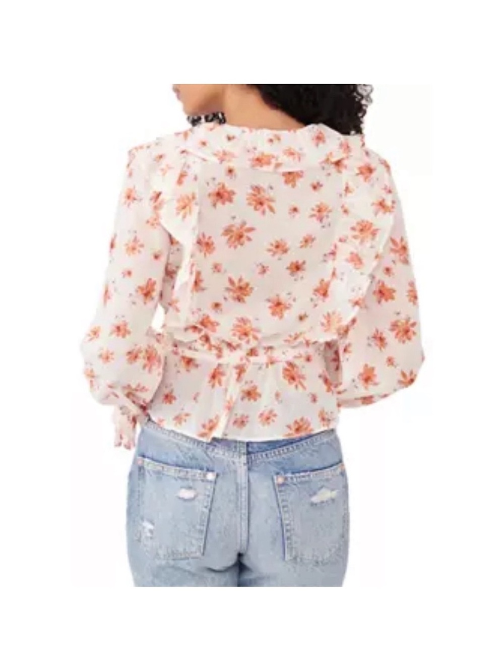 Free People “Amanda” wrap top - Picture 4 of 4